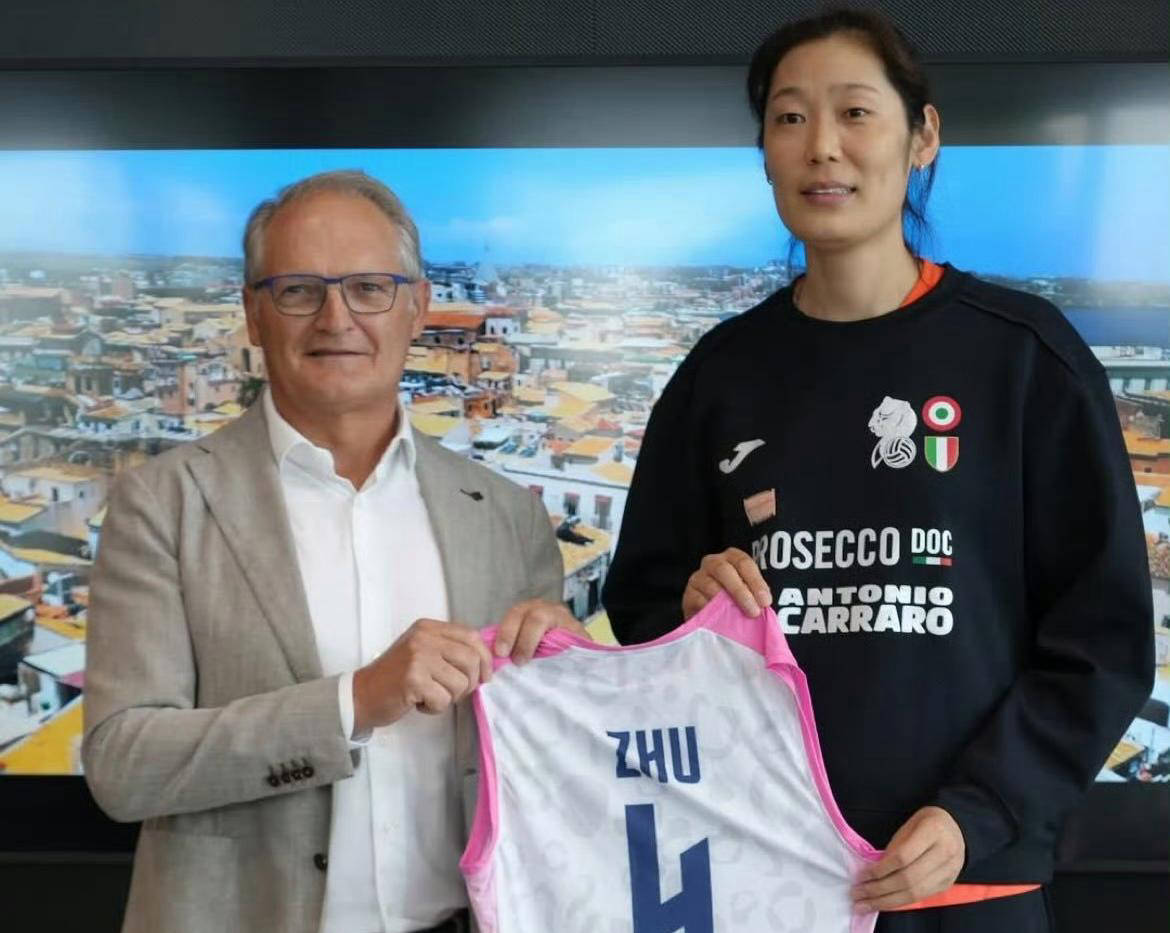 朱婷加盟科内利亚诺女排,意甲领头冲击赛季各项冠军,赛程时间表揭晓