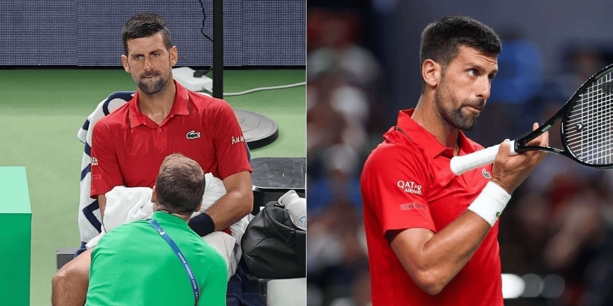 德约罕见向教练爆粗!二度出现呕吐,跳过赛后新闻发布会